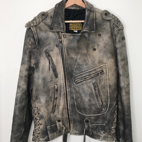 ProTech Leather Apparel Jackets & Coats Leather Motorcycle Jacket